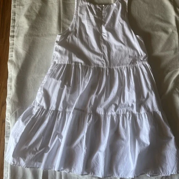 Banana Republic White Tiered Midi Sundress - Picture 5 of 8